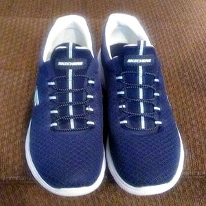 Women's blue Skechers size 7 and 1/2 worn once